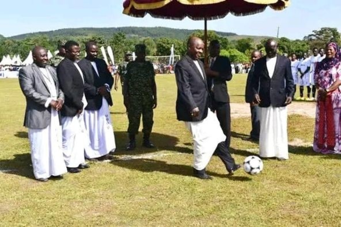 Launching the Buganda clan's football tournaments for the year 2024