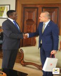 Turkish Ambassador to Uganda Mehmet Fatih Visits the Katikkiro of Buganda