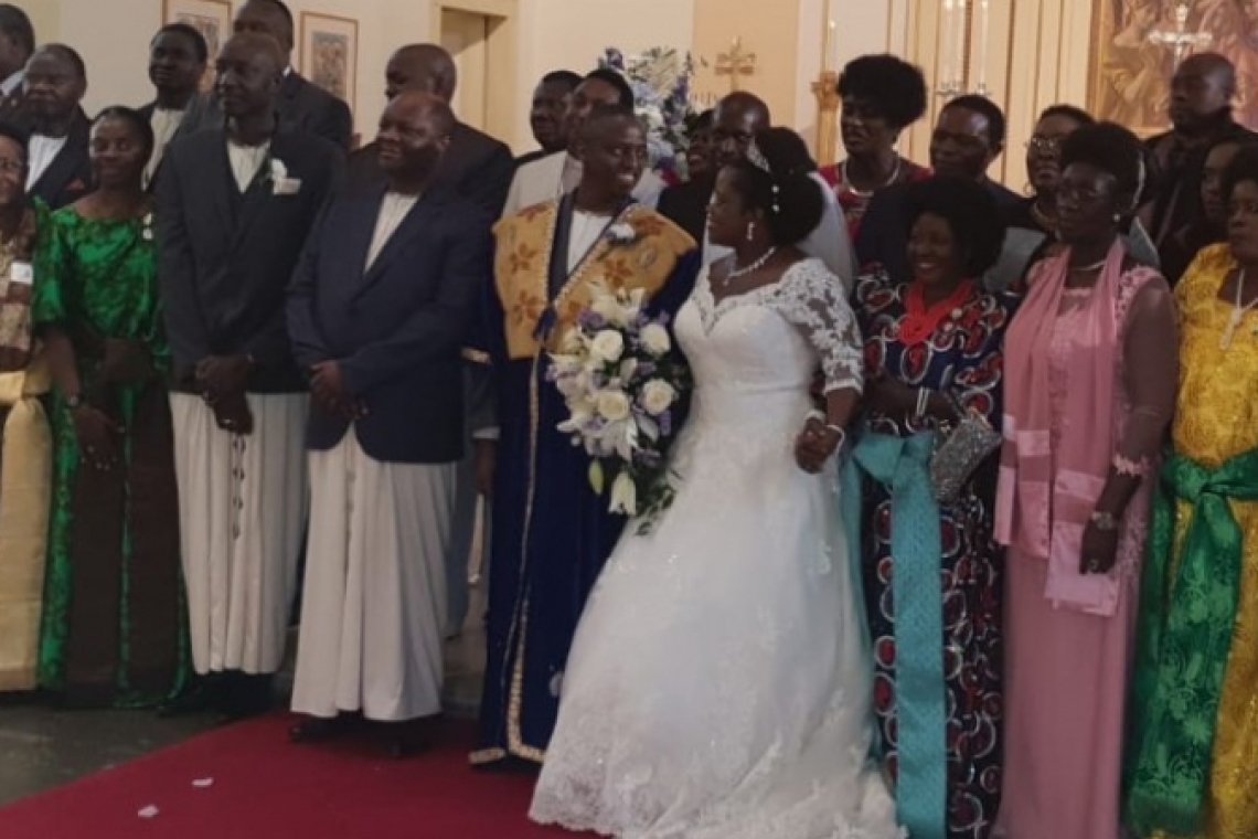 Kabaka graces Prince Kateregga and Solomy Mirembe's wedding