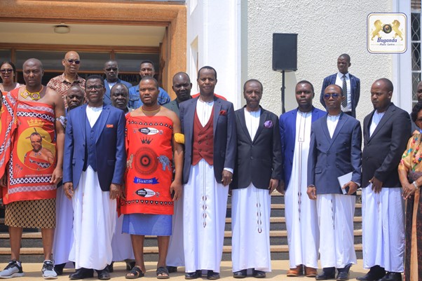 Prince David Wassajja, the prime minister, royal ministers, and guests from the Eswatini kingdom