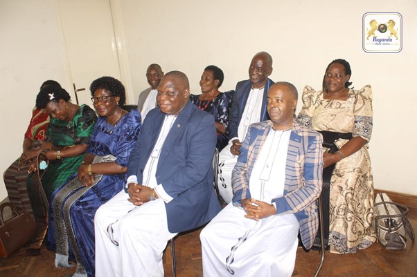  Chief Mugema ( first on the right) followed by Ssabaganzi his wife and his relatives