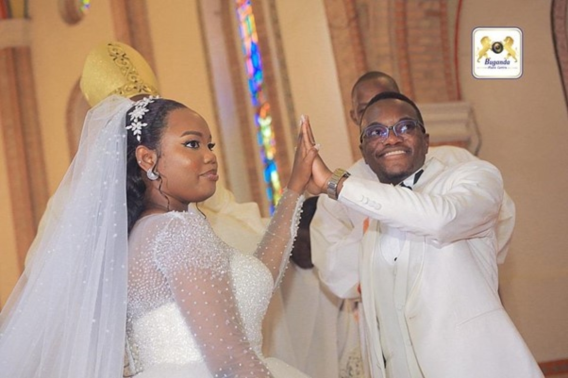 Son of the Buganda prime minister, Charles Bbaale, weds long-time partner in Holy Matrimony