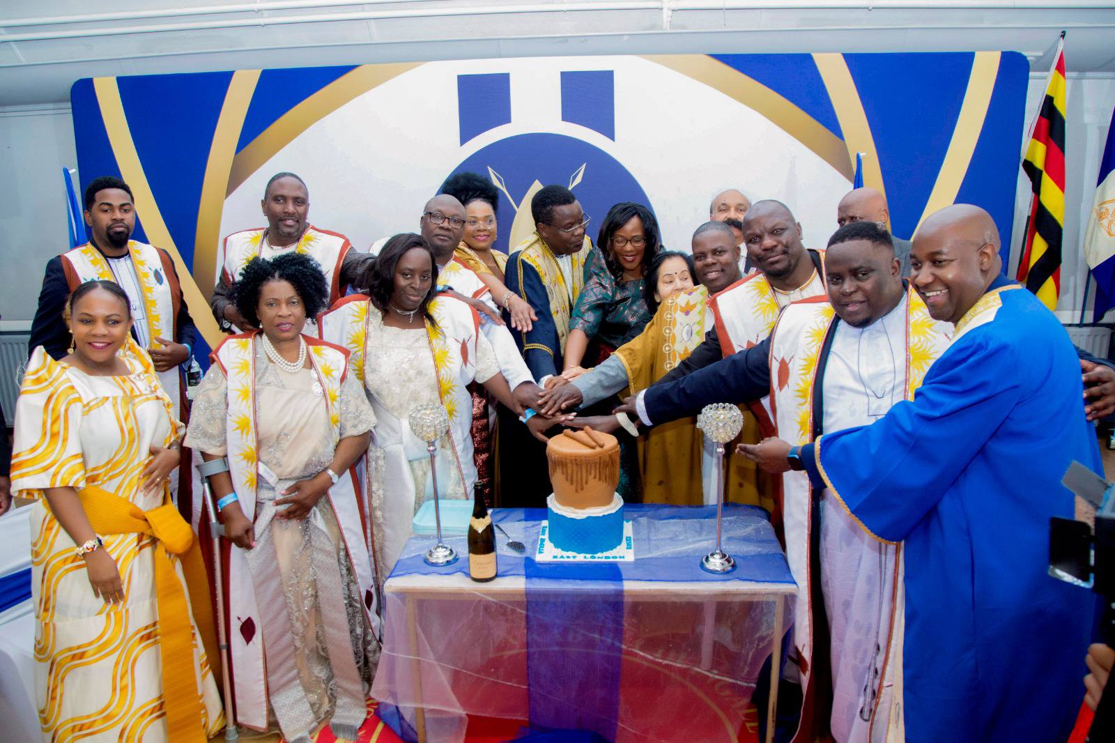 Community leaders group photo in East London