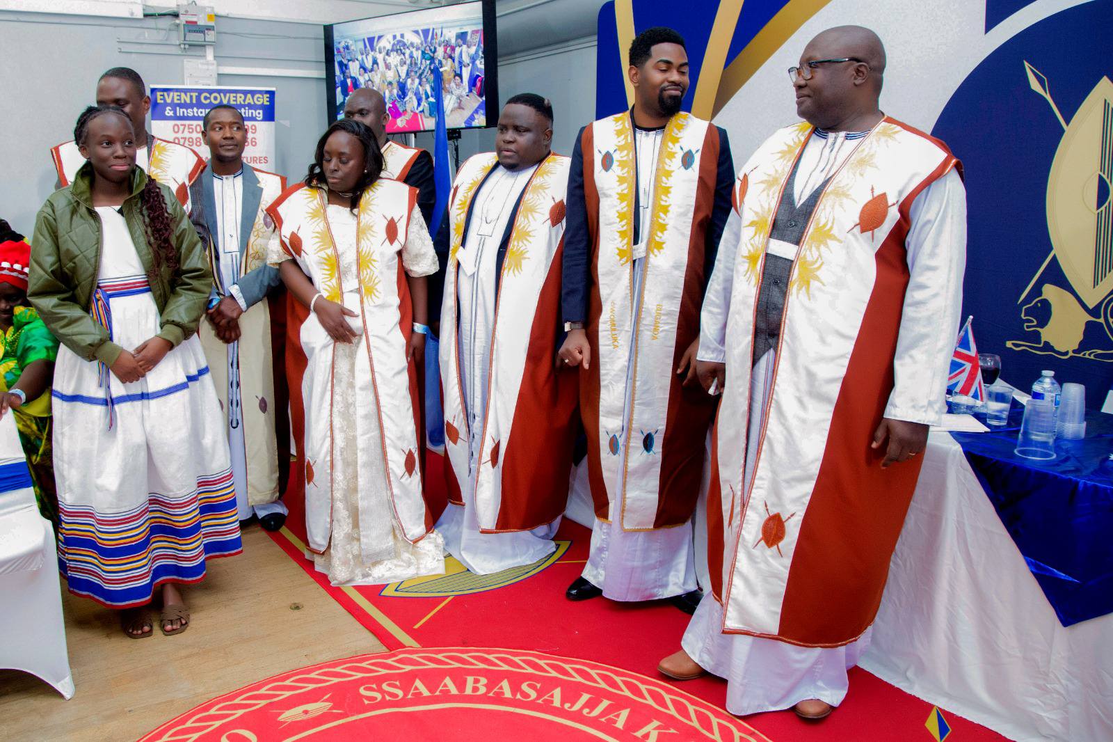 Community leaders taking oath