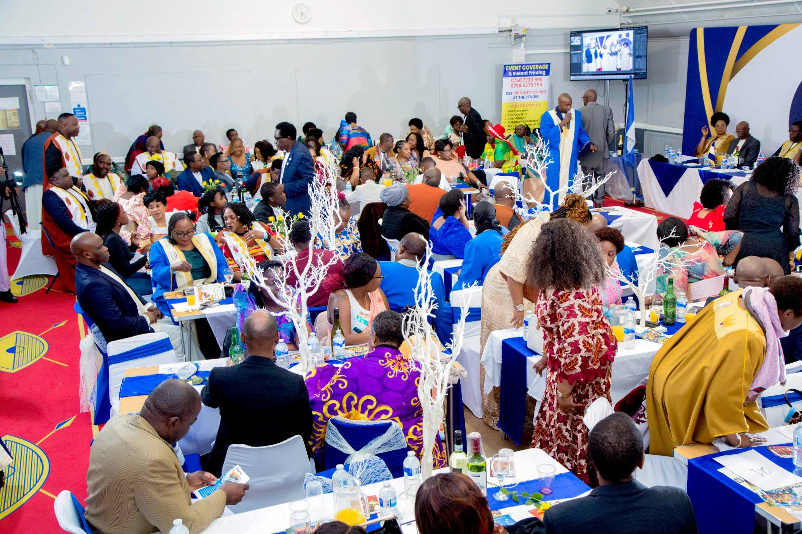 Community members attending the ceremony