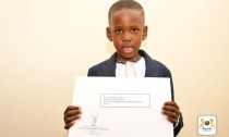 Kabaka thanks a young boy, who wrote him a letter congratulating him on his 70th birthday